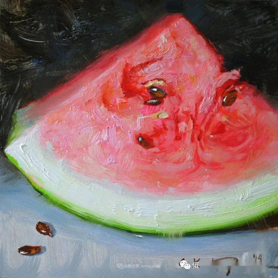 俄罗斯女画家埃琳娜卡特修拉静物油画作品赏析