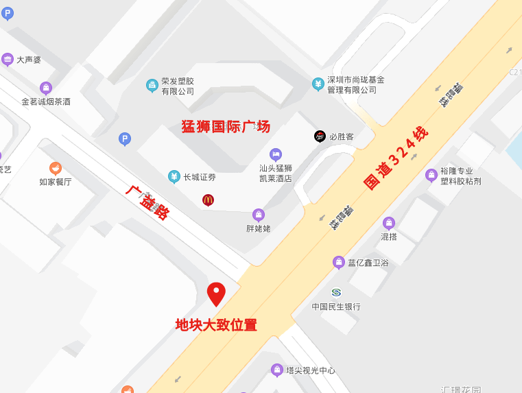 澄海规划莲河路地图图片