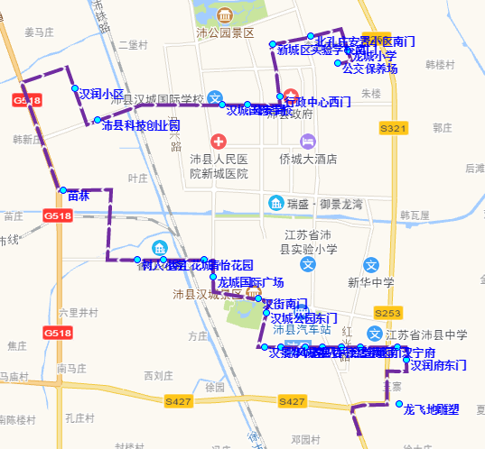 沛县沛公园地图图片