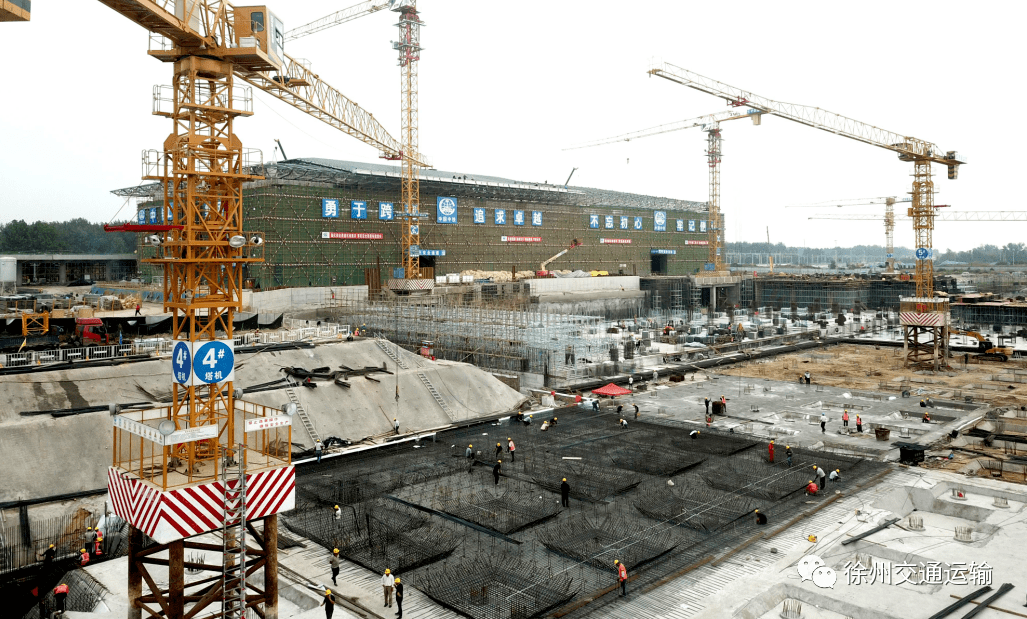 邳州高铁东站施工项目 新进展_工程