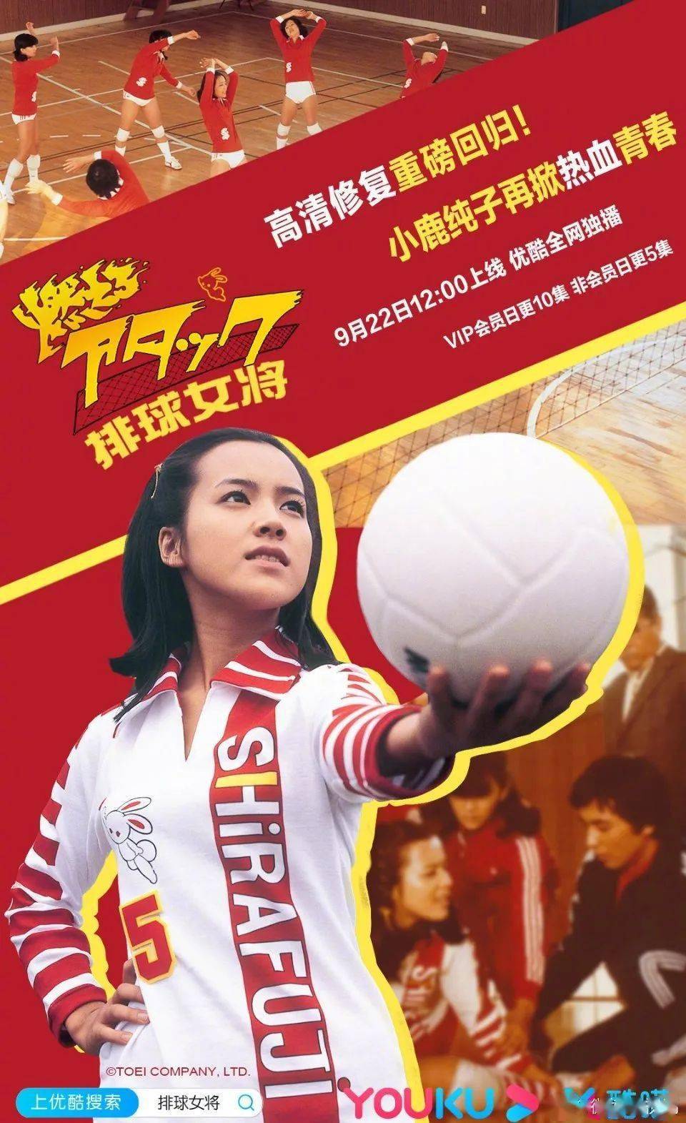 高清修复重磅回归,小鹿纯子再掀热血青春