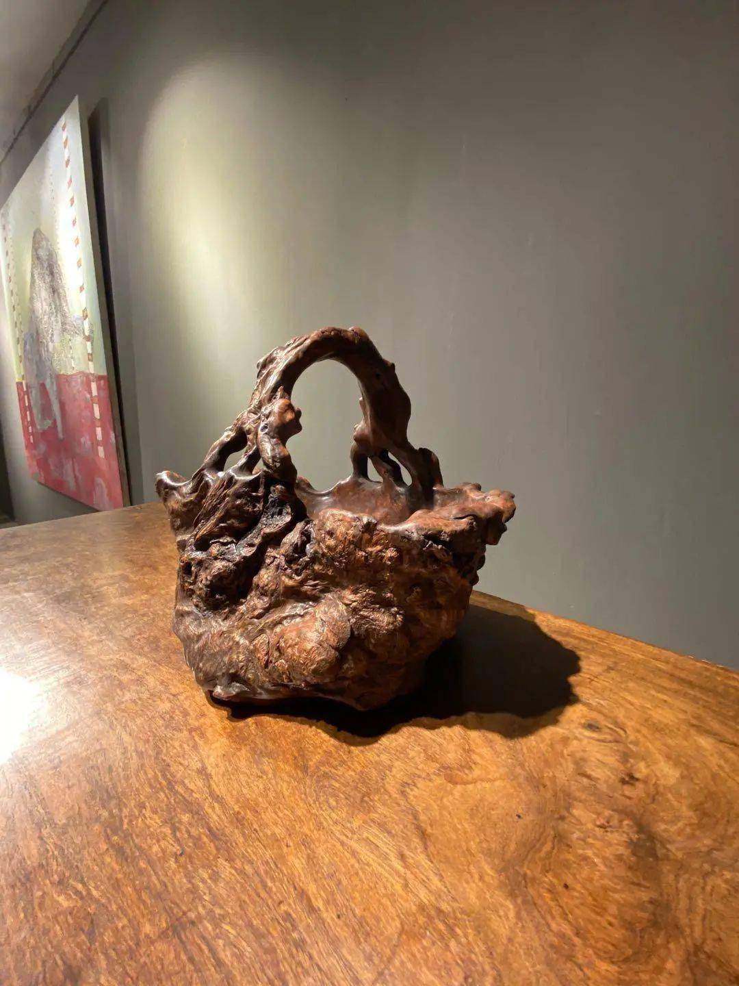 用之美朴实材质的升华▎浑然天成的老树瘤木器