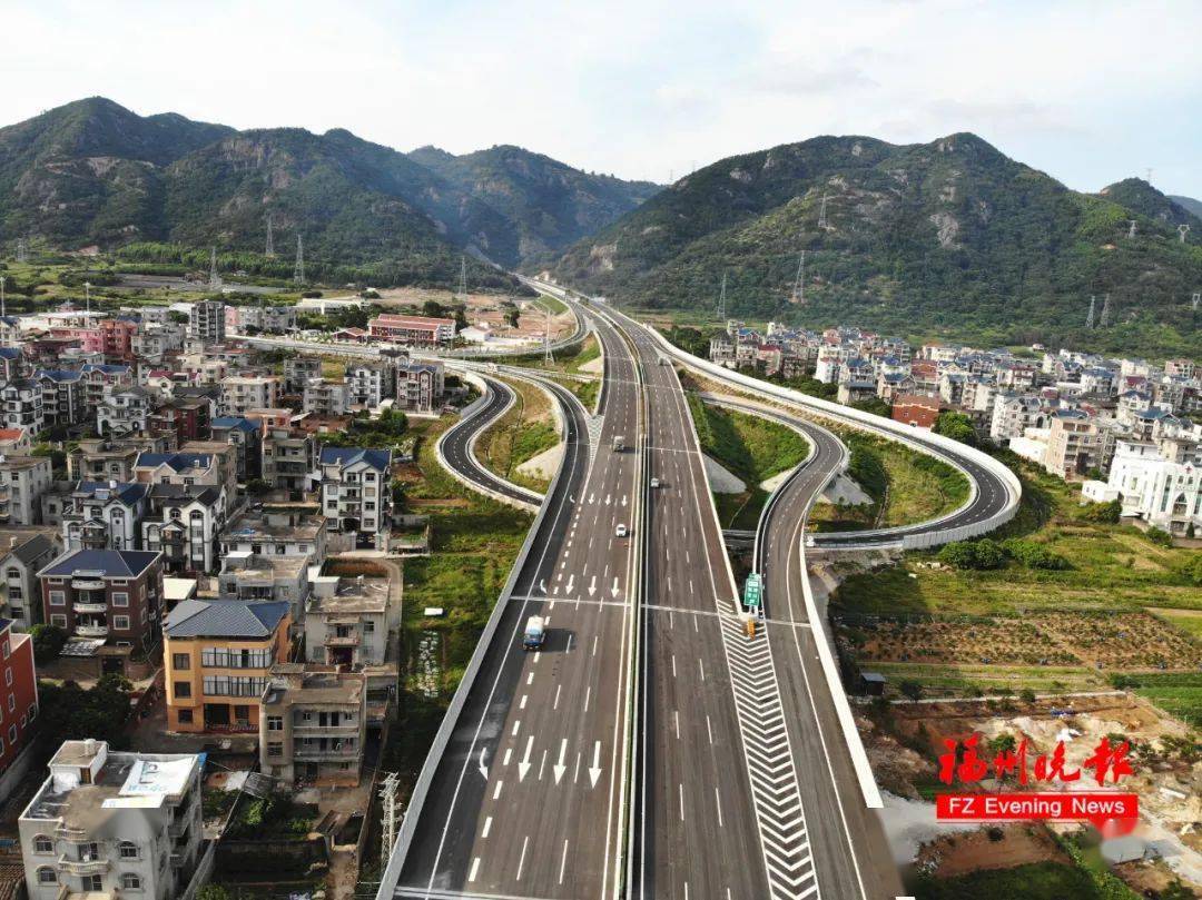 除了机场的新进展, 今天, 福州长福高速公路将正式通车, 一起来看