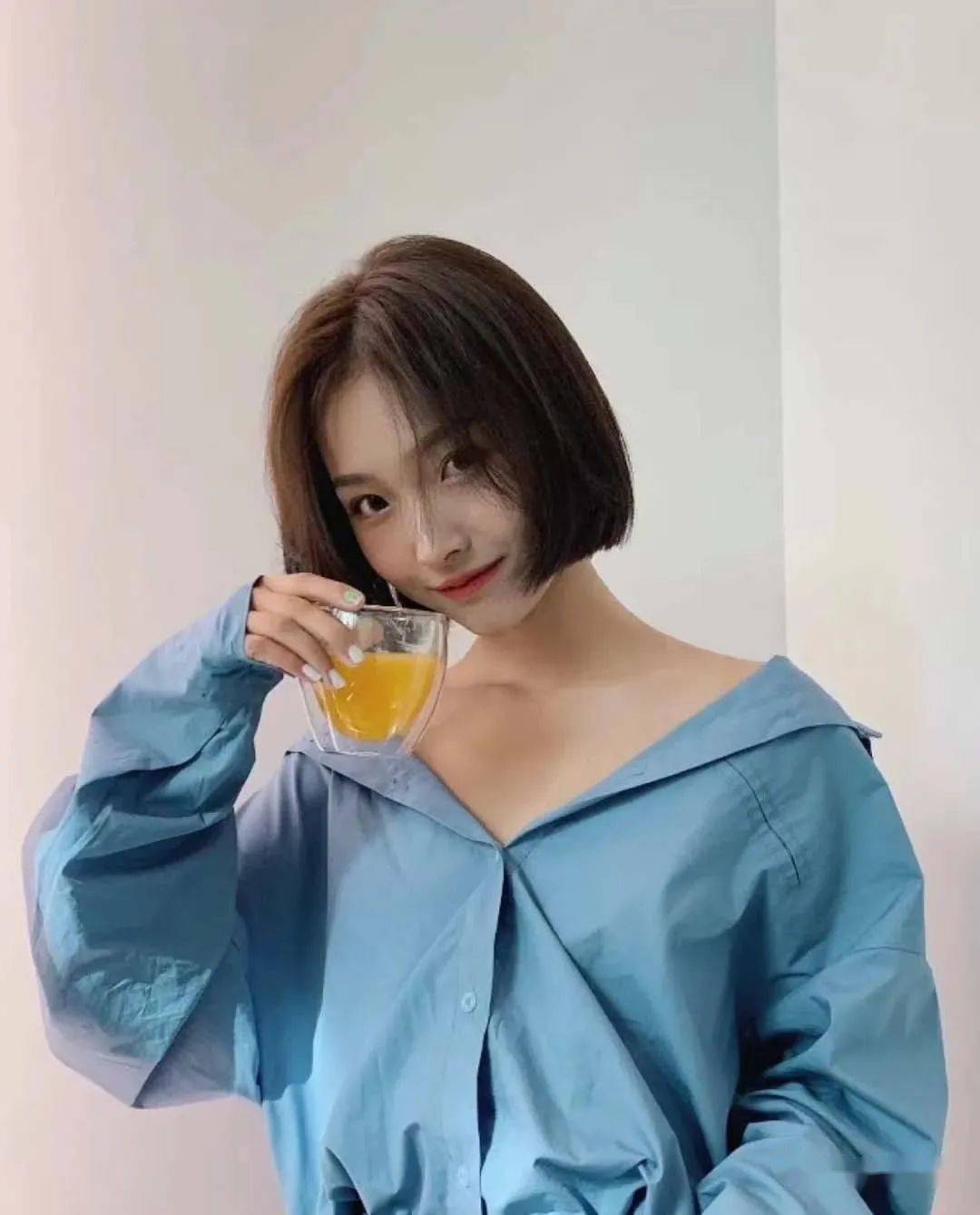 层次初恋少女短发