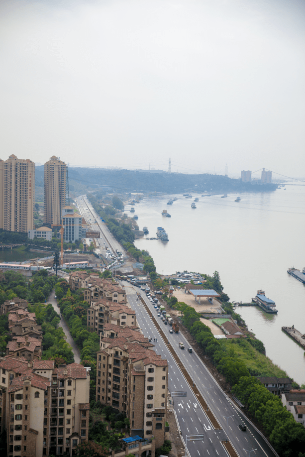 荆州沿江大道图片