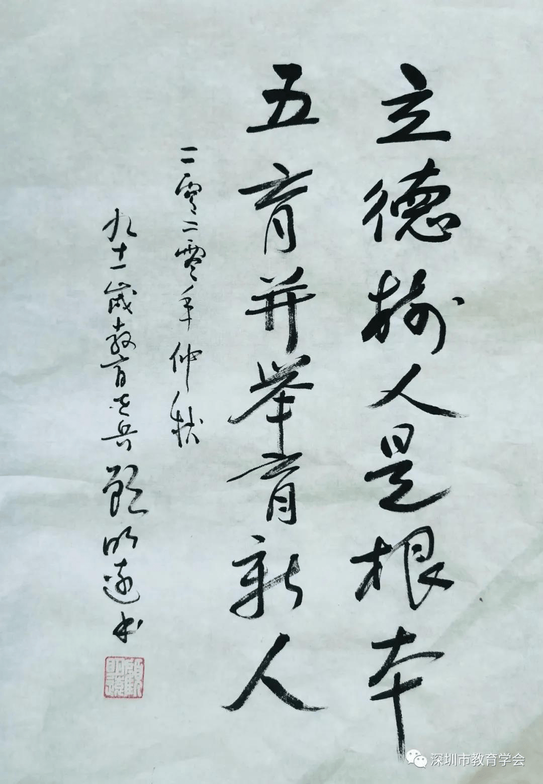 喜报|我校当选为深圳市教育学会中小学德育专业委员会理事单位_树人