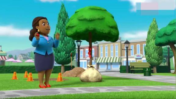 汪汪队帮谷薇市长种树