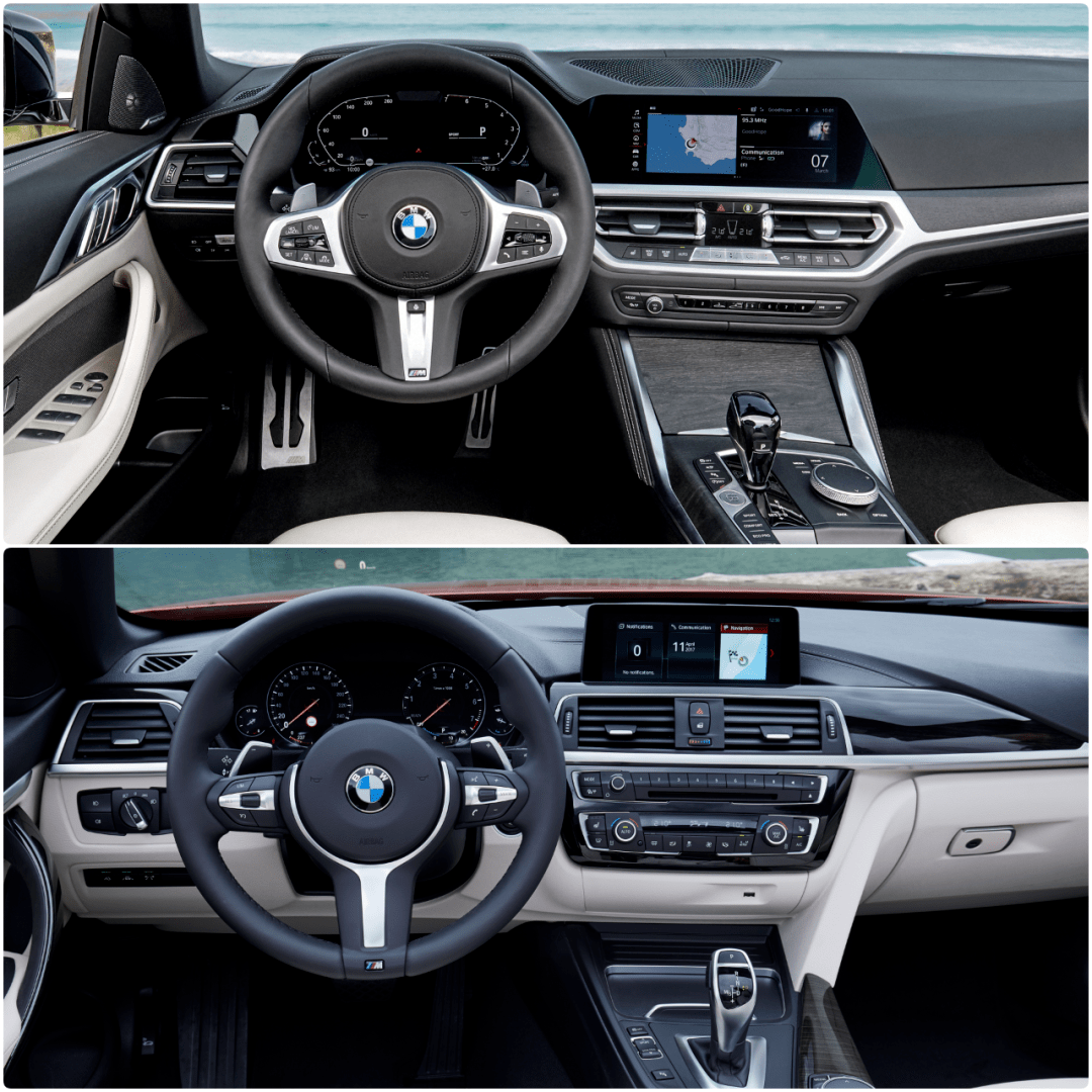 宝马4系敞篷车新老对比,你更喜欢硬顶还是软顶?