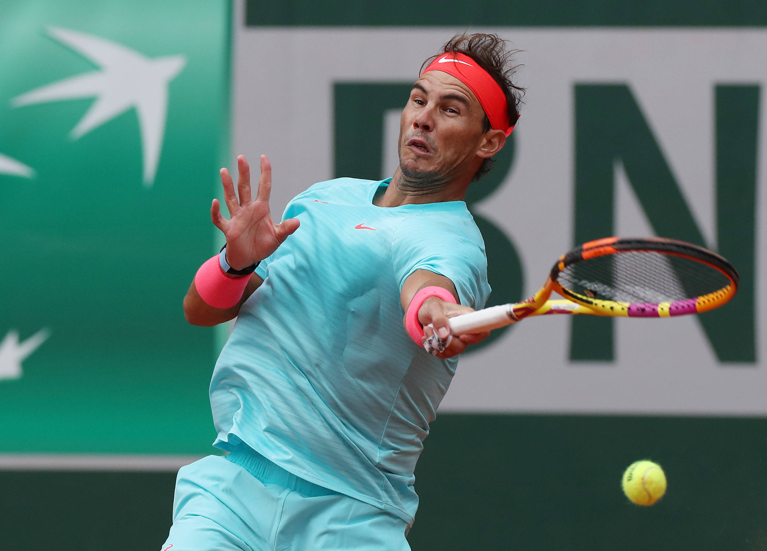 网球——法网:纳达尔晋级第三轮