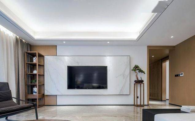 现代风格电视背景墙案例,简约时尚还好看!