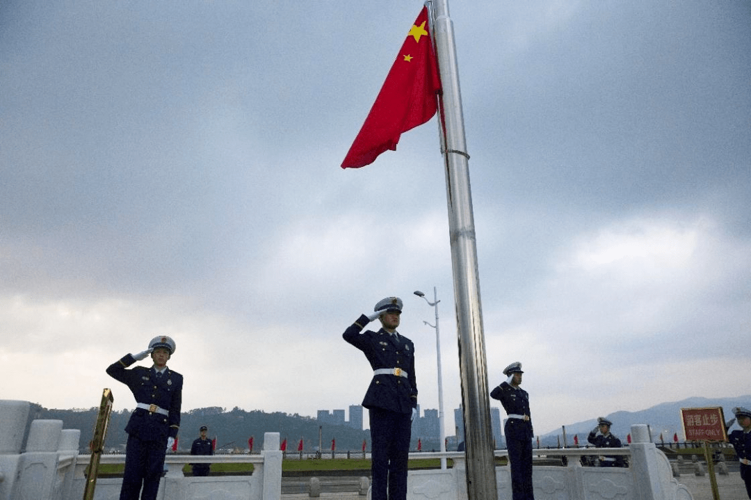 今天五星紅旗準時升起