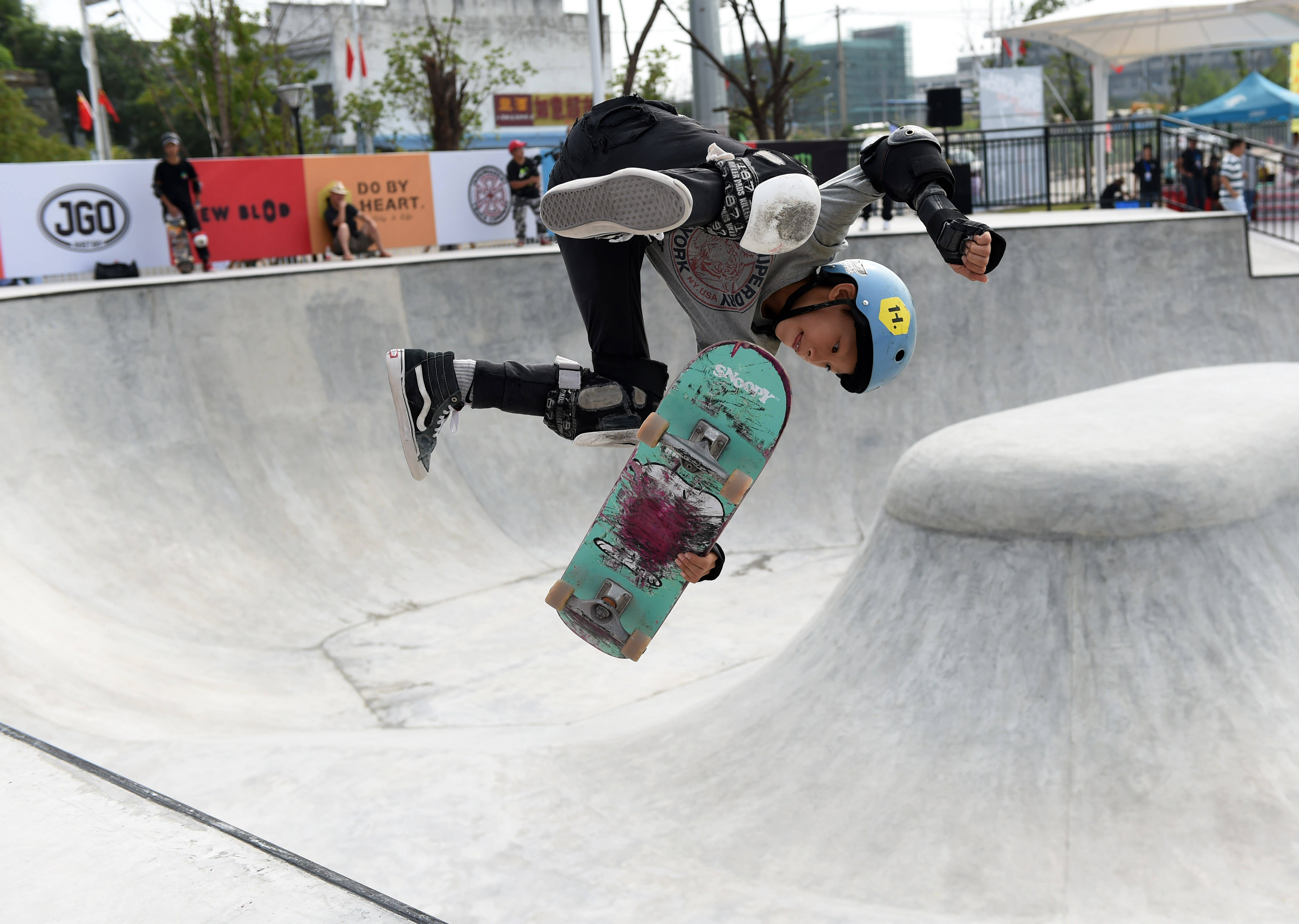 滑板中国安徽滑板公开赛男子碗池决赛赛况