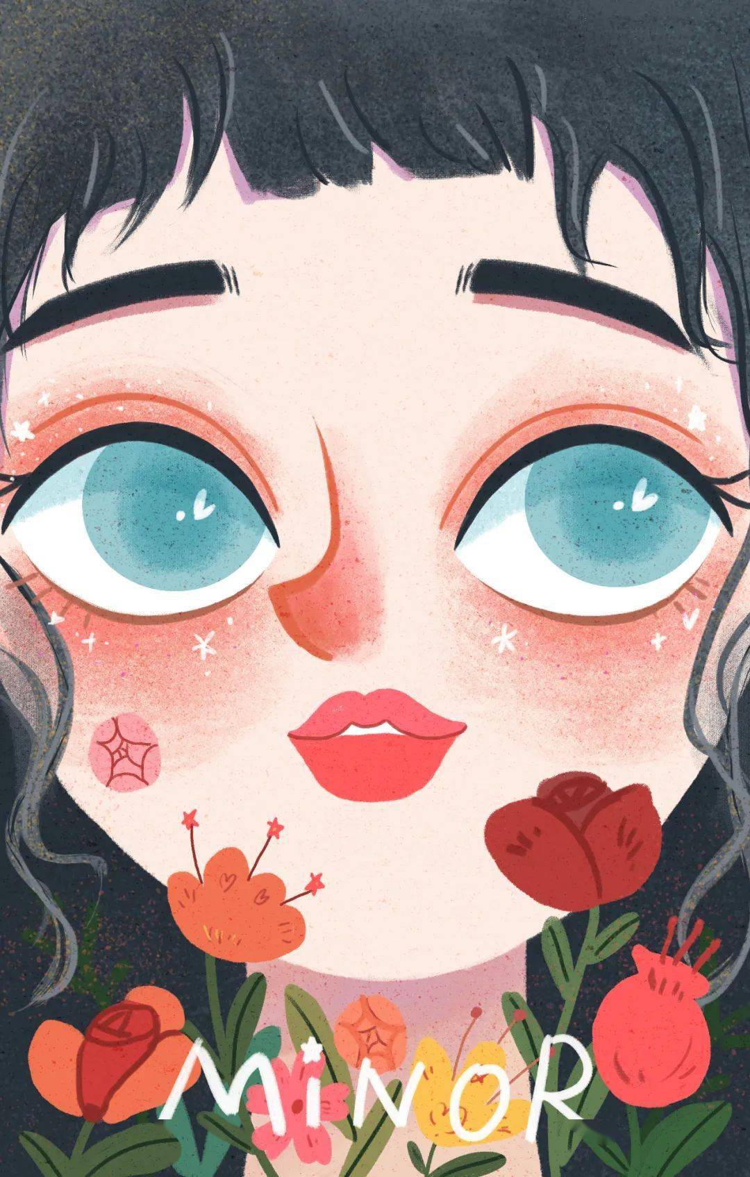 minor教程手机壁纸插画