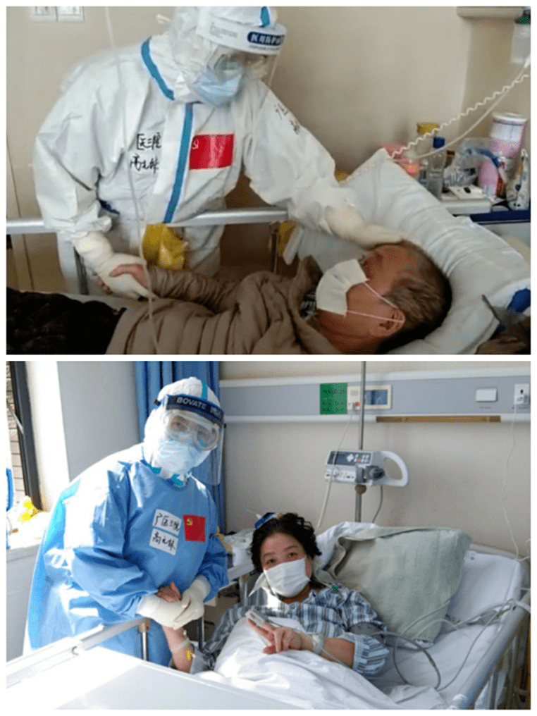 感动谢谢您给我们一个完整的家援鄂医生重回武汉与治愈者团聚