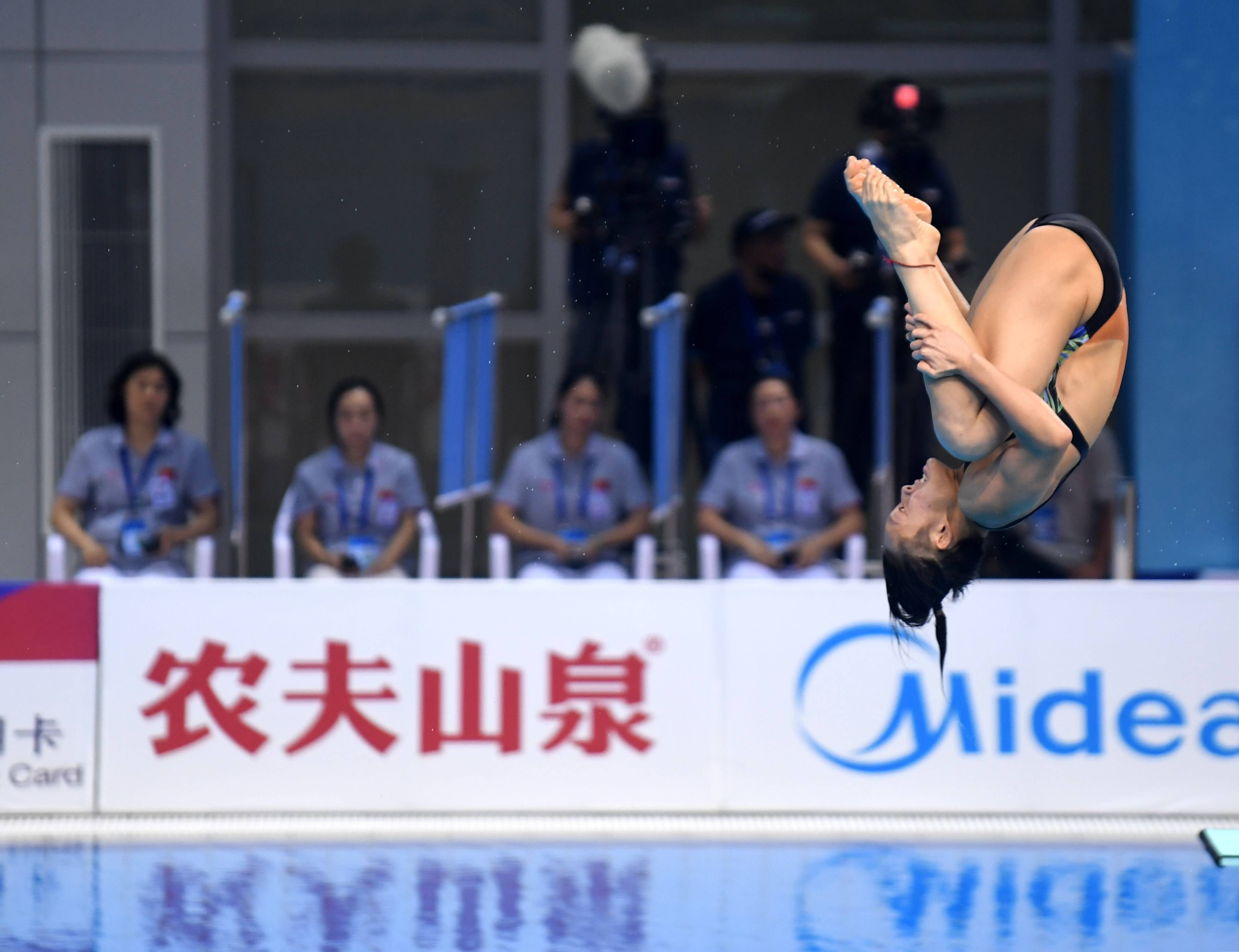 中国跳水女冠军图片