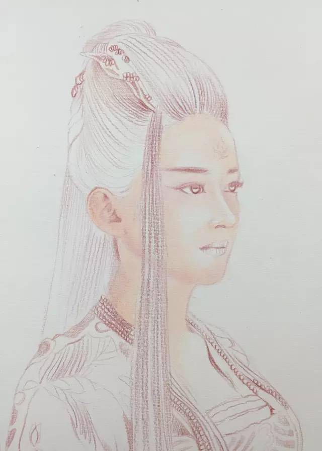 彩铅手绘教程花千骨手绘步骤图太牛逼了多人物话不多说先收藏