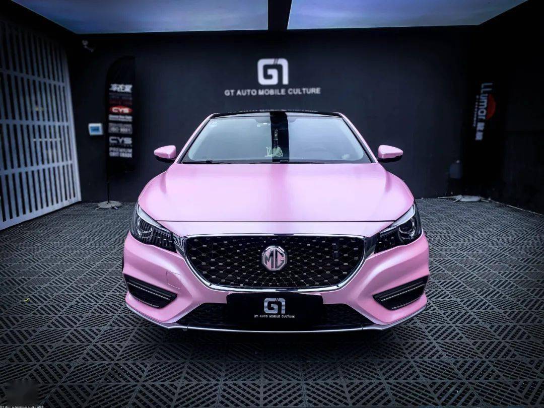 名爵mg6电光樱花粉案例欣赏