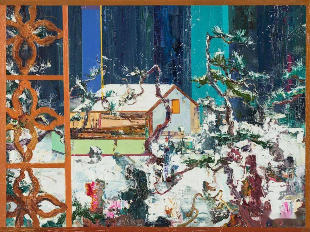 寻找素材是主角,是背景,是图样,是心情,是不屈,也是柔情,而在松树之外