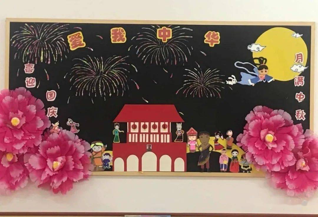 鎮安縣幼兒園迎中秋·慶國慶主題活動_祖國