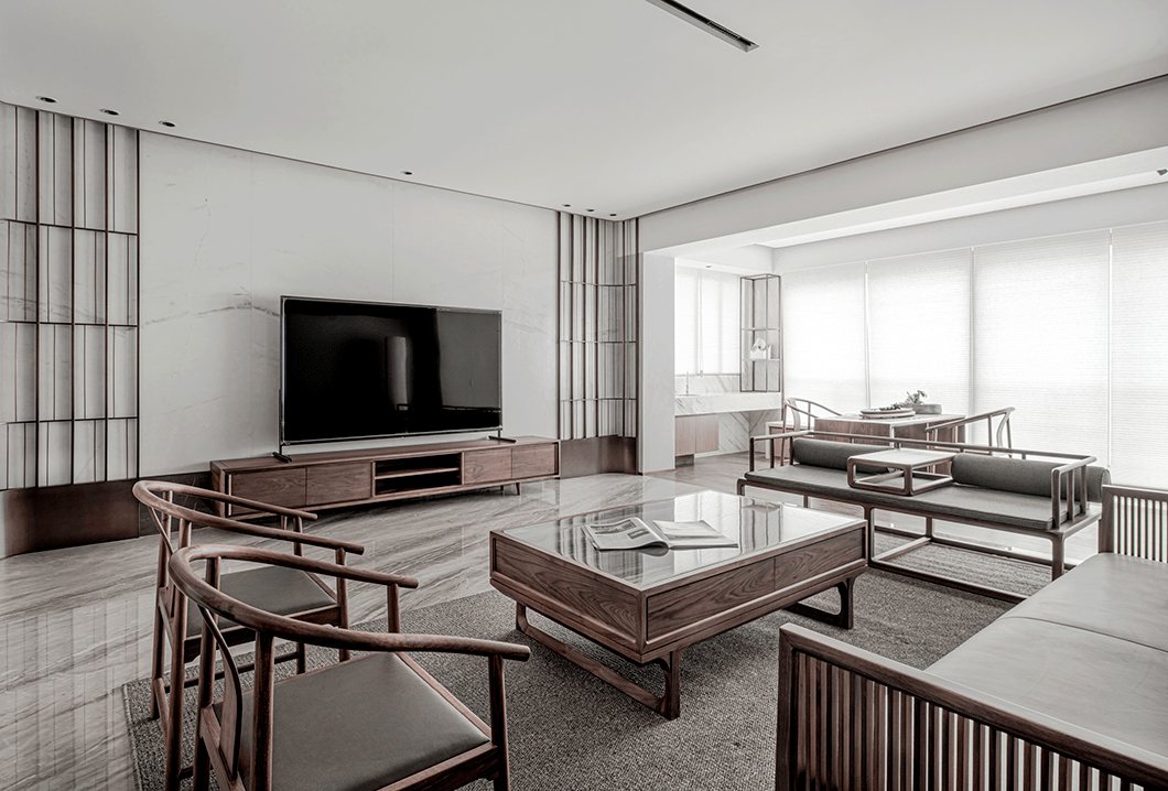 235㎡极简中式,越少越高级!