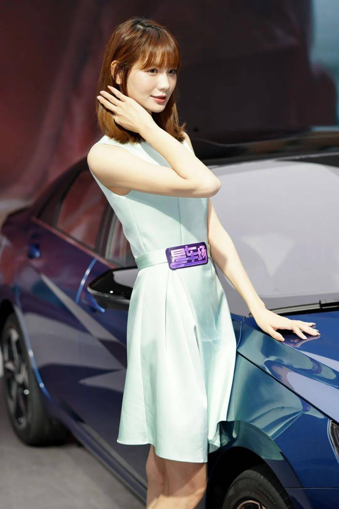 眉目传情这届北京车展模特也太漂亮了吧