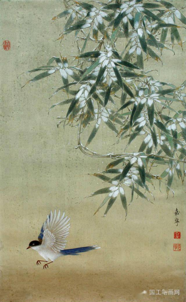 工笔百家丨郭嘉宁工笔画作品欣赏太美了