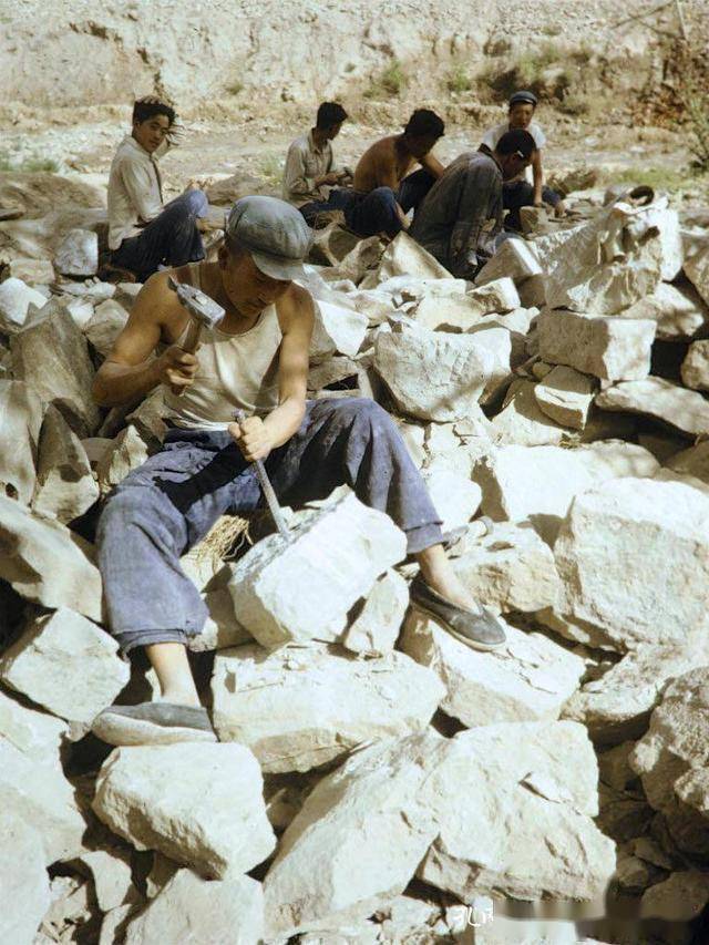 历史影像:河南林县(红旗渠),1973年