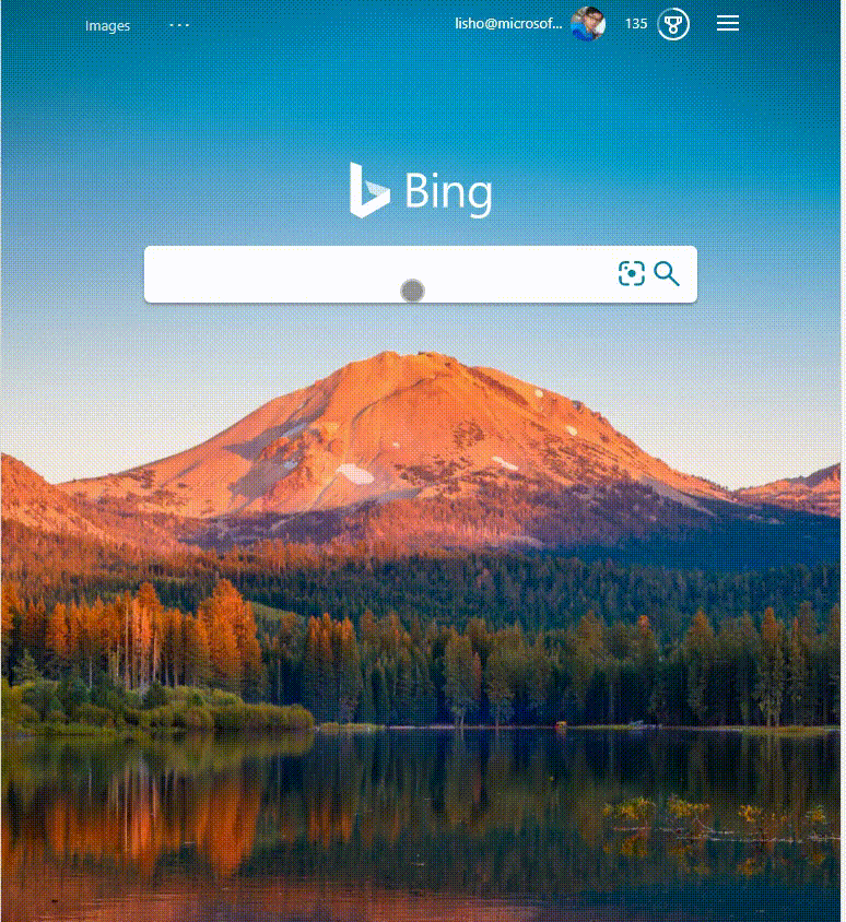 用户现在就可以通过各自的语言和地区设置来试用bing智能问答功能