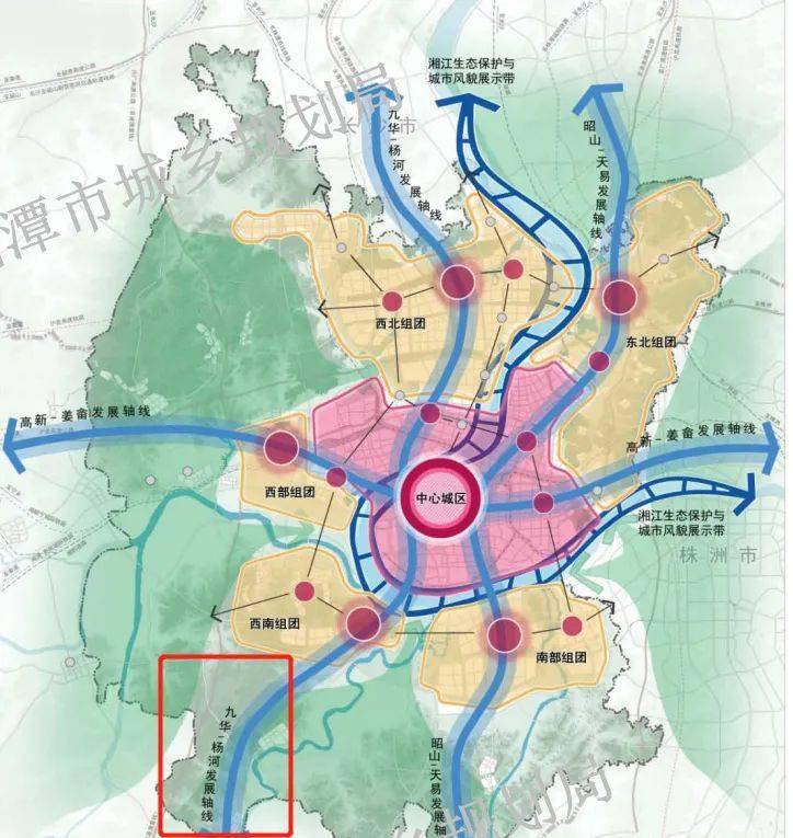 2020湘潭杨河新城规划图片