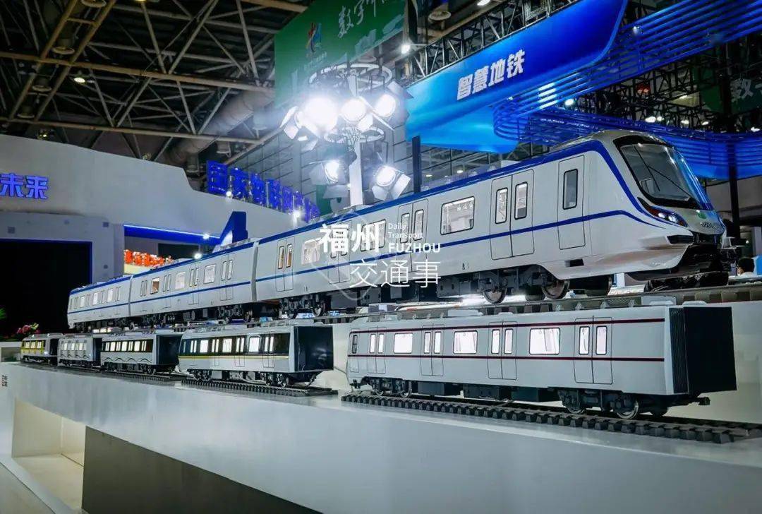 福州地铁多条线路电客车模型首次披露 4/5号线识别色也来了!