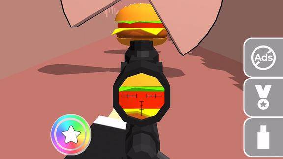 无尽打靶汉堡包变成了靶子我用狙击枪和火箭炮把它粉碎