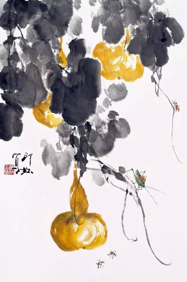 萧朗画蔬果美醉了