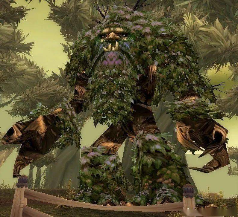 亦静亦动的古老守护者树人