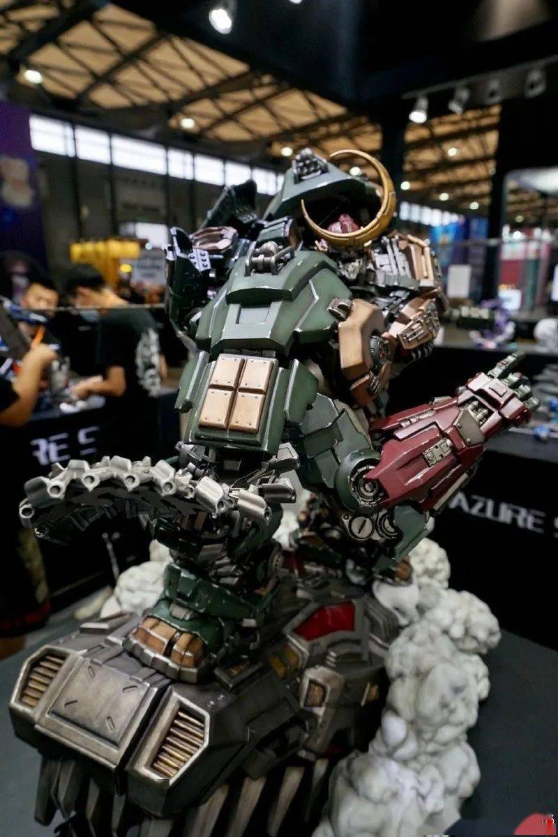 【转载】azuresea studio 变形金刚正版授权 雾隐暗丈雕像 上色图_支