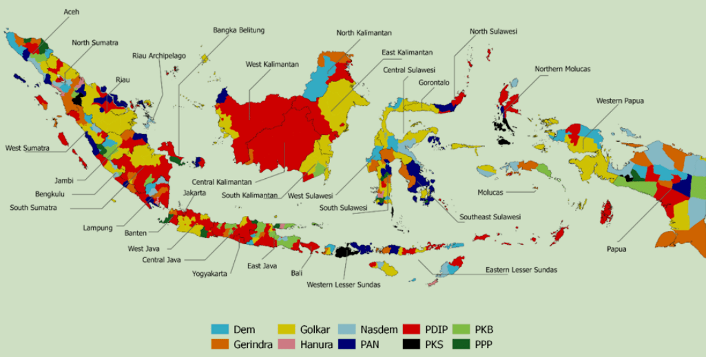印尼民族分布图图片