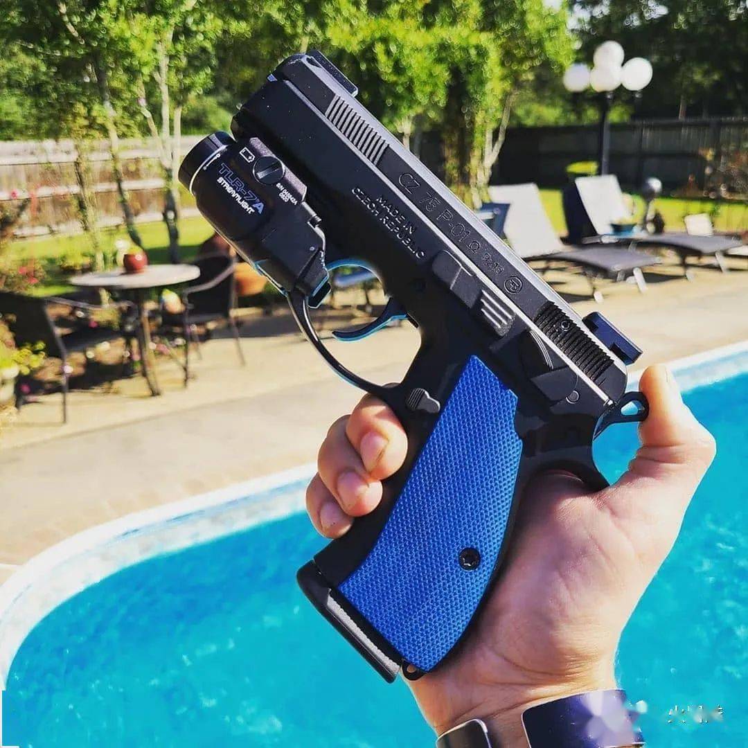 紧致贴合防滑减震手枪定制款握把片美图欣赏