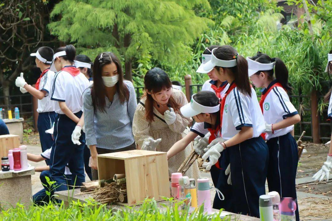 这是海珠湿地劳动教育实践基地正式成立后,龙潭小学学生参加《湿地