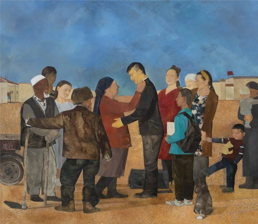 邱琳 报春 油画 174cm×200cm 2020年创作感言6868 68 68此次