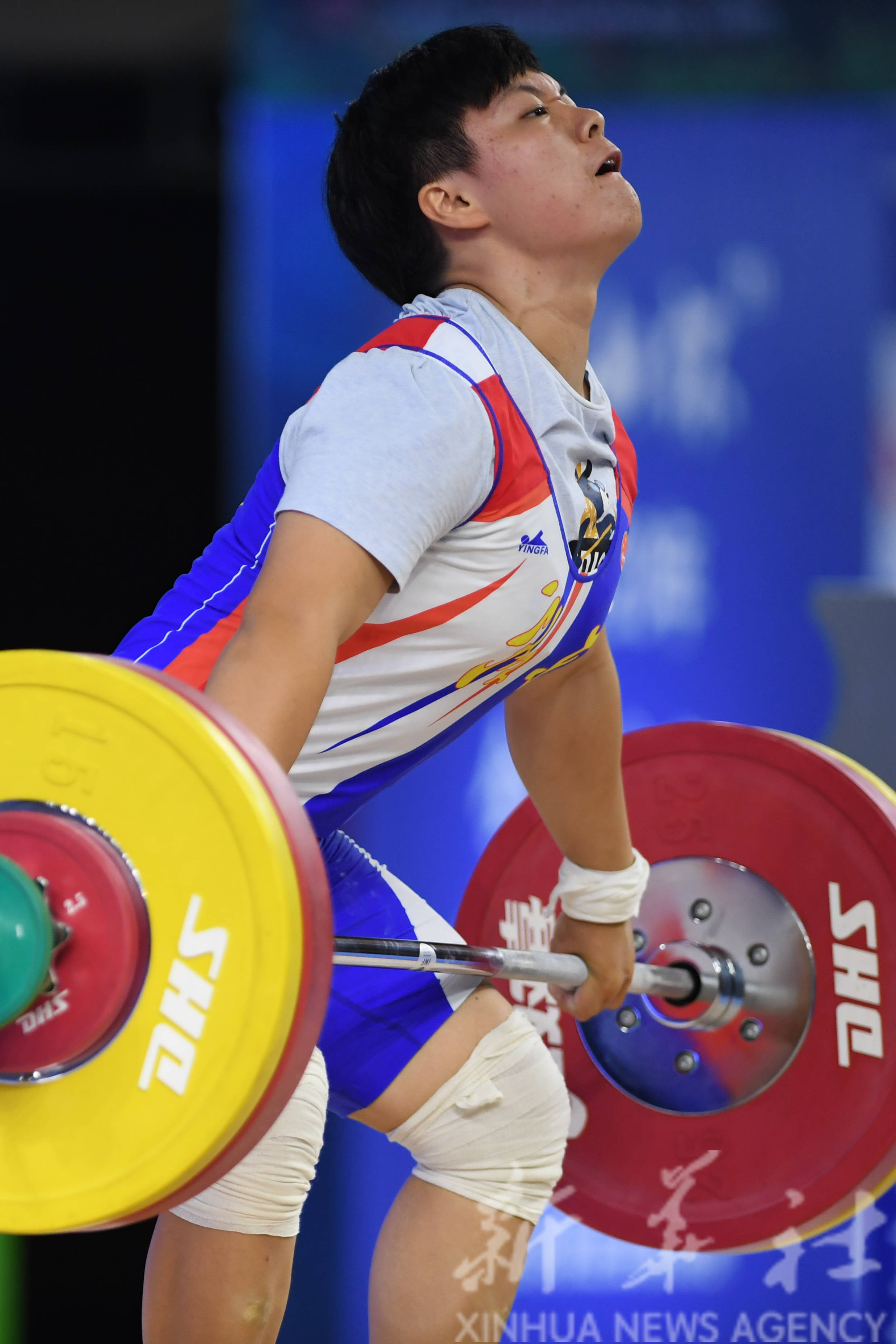在湖南省邵阳市举行的"崀山杯"2020年全国女子举重锦标赛暨东京奥运会