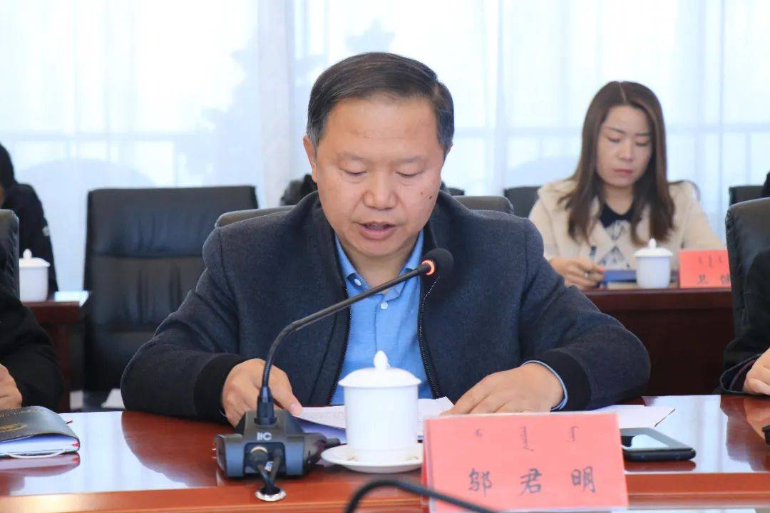 副旗长邬君明,市文化旅游广电局副局长孙海鹰,奈曼旗文化和旅游局局长