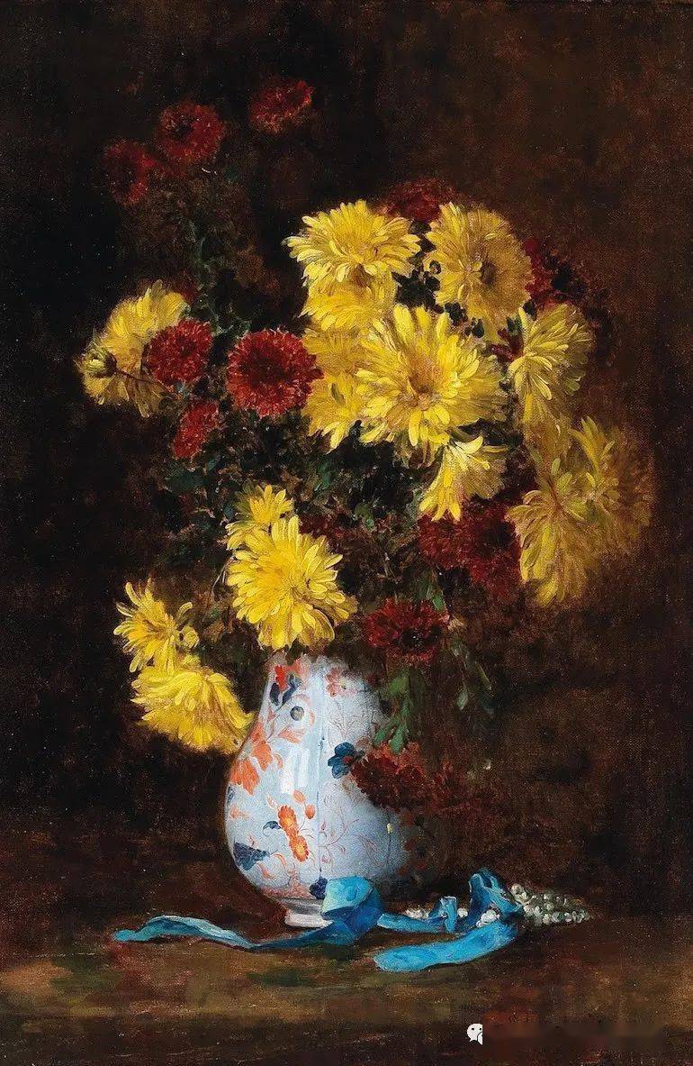 印象派大师派静物画家eugenehenricauchois