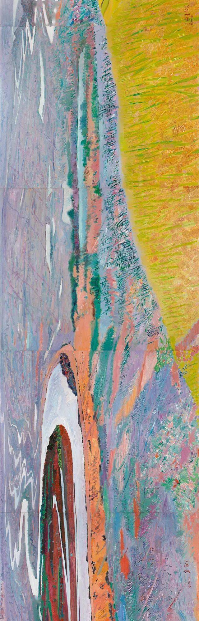 黄河魂赤子心王克举百米油画长卷展作品欣赏