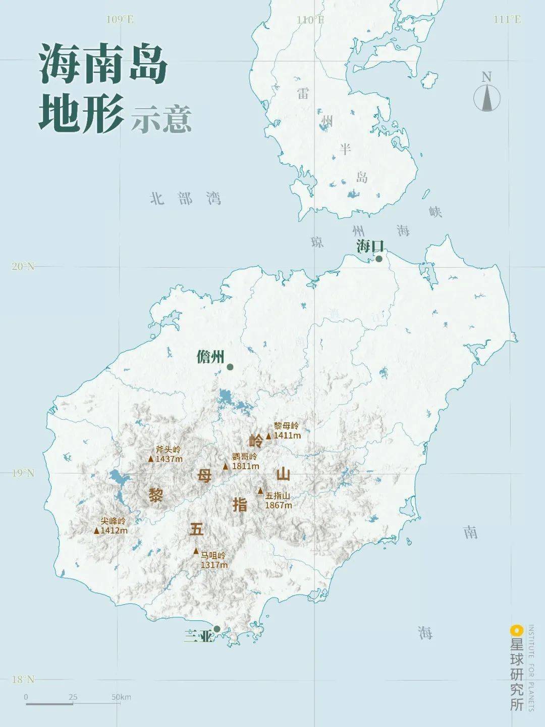 海南岛轮廓图图片