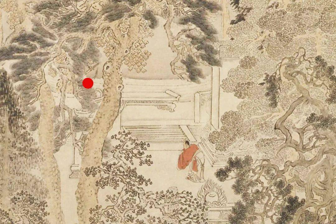 [明代]张宏《延陵挂剑图》(局部)孔夫子说:"人而无信,不知其可也.