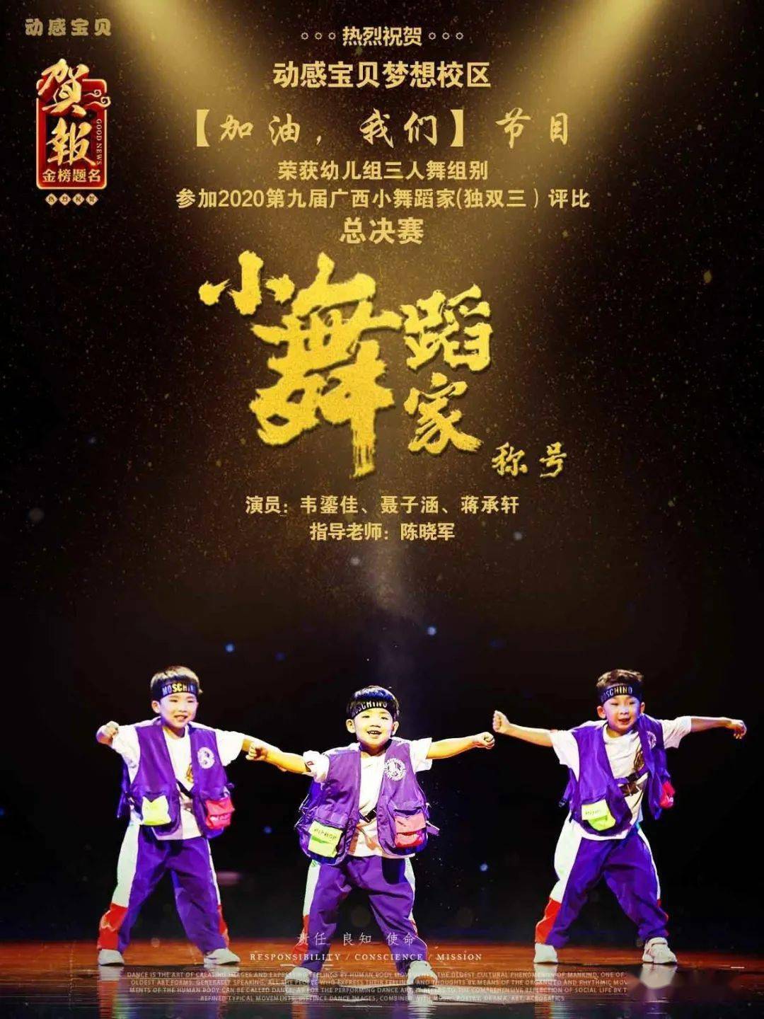 动感之星舞动八桂动感小超人们总决赛之旅完美归来