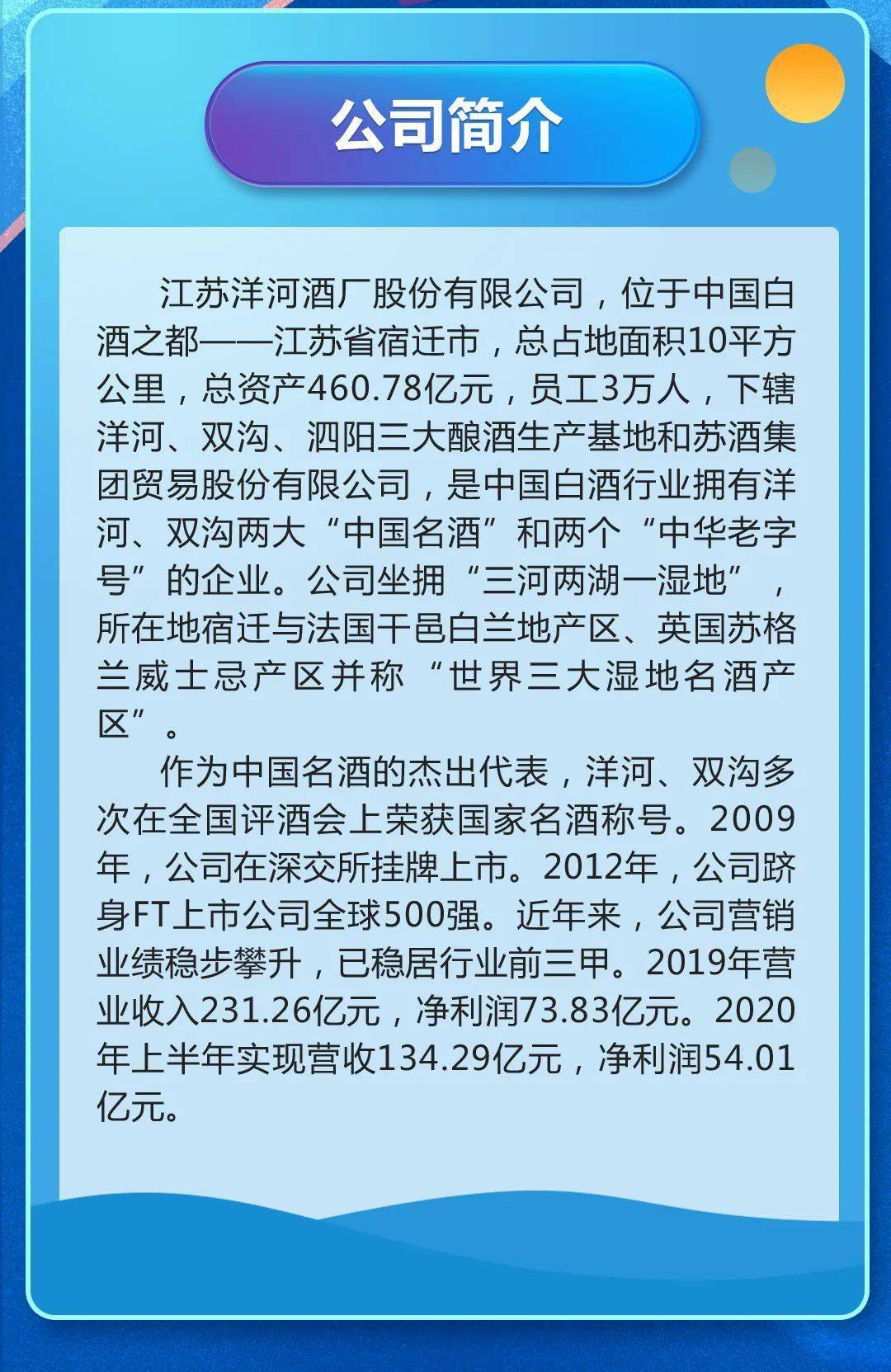 看完这篇文章,来洋河面试准能得高分!