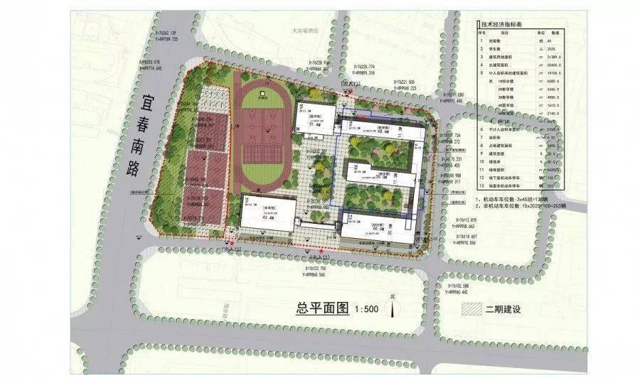 宜春学院新校区规划图图片
