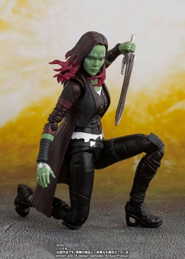 shf这款复联3卡魔拉居然还附带了星爵的泡泡枪