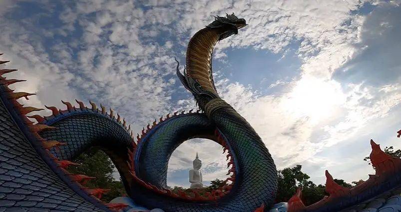 漫步泰国丨遍布泰国的宗教圣物娜迦道妹也需在其面前舞蹈祈福