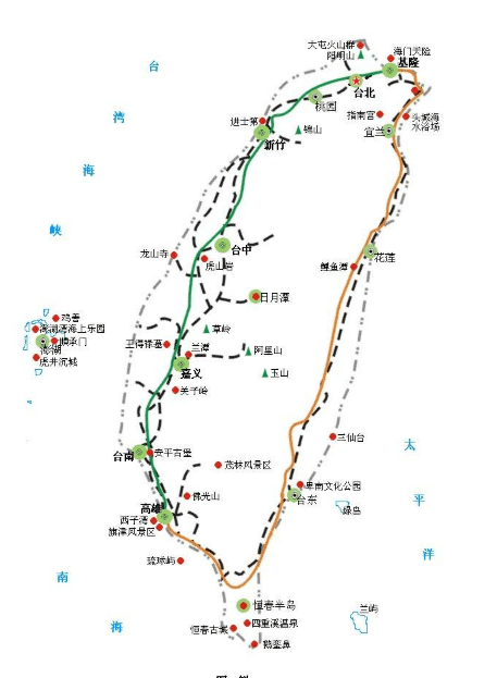 台湾各县市产业结构分布